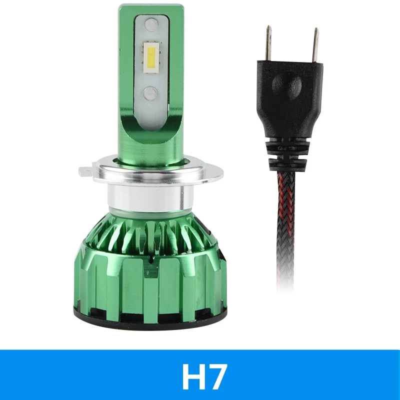 H7 2 шт. H7 светодиодный светодиодная лампочка в машину лампы для передних фар H1 H4 9003 H7 H8 H9 H11 9005 HB3 Авто 3000k 4500k 6000k 110w 12v Автомобильные фары фара - Испускаемый цвет: H7