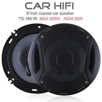 

2pcs 6" 4ohm 160mm 400W Max 2 Way Car Coaxial Auto Audio Music Stereo Speakers for Vehicle Door SubWoofer New