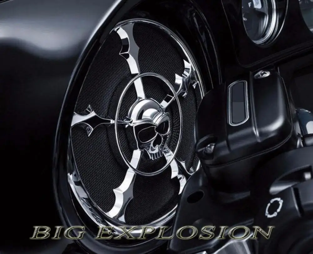 Защитная крышка для динамика мотоцикла для Harley Touring Electra Street Glide