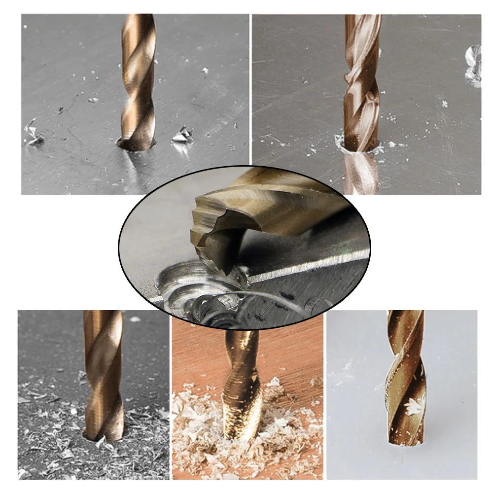 ENCLUME,Cobalt3.8mmForet hélicoïdal HSS M42 en Cobalt 1mm 13mm, utilisé pour percer sur l