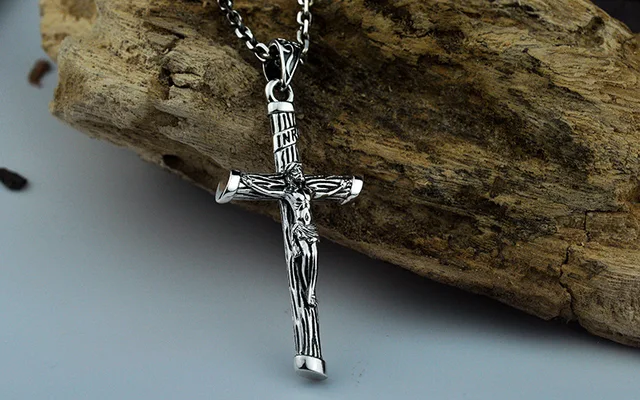 925 Sterling Silver Christian Necklace 