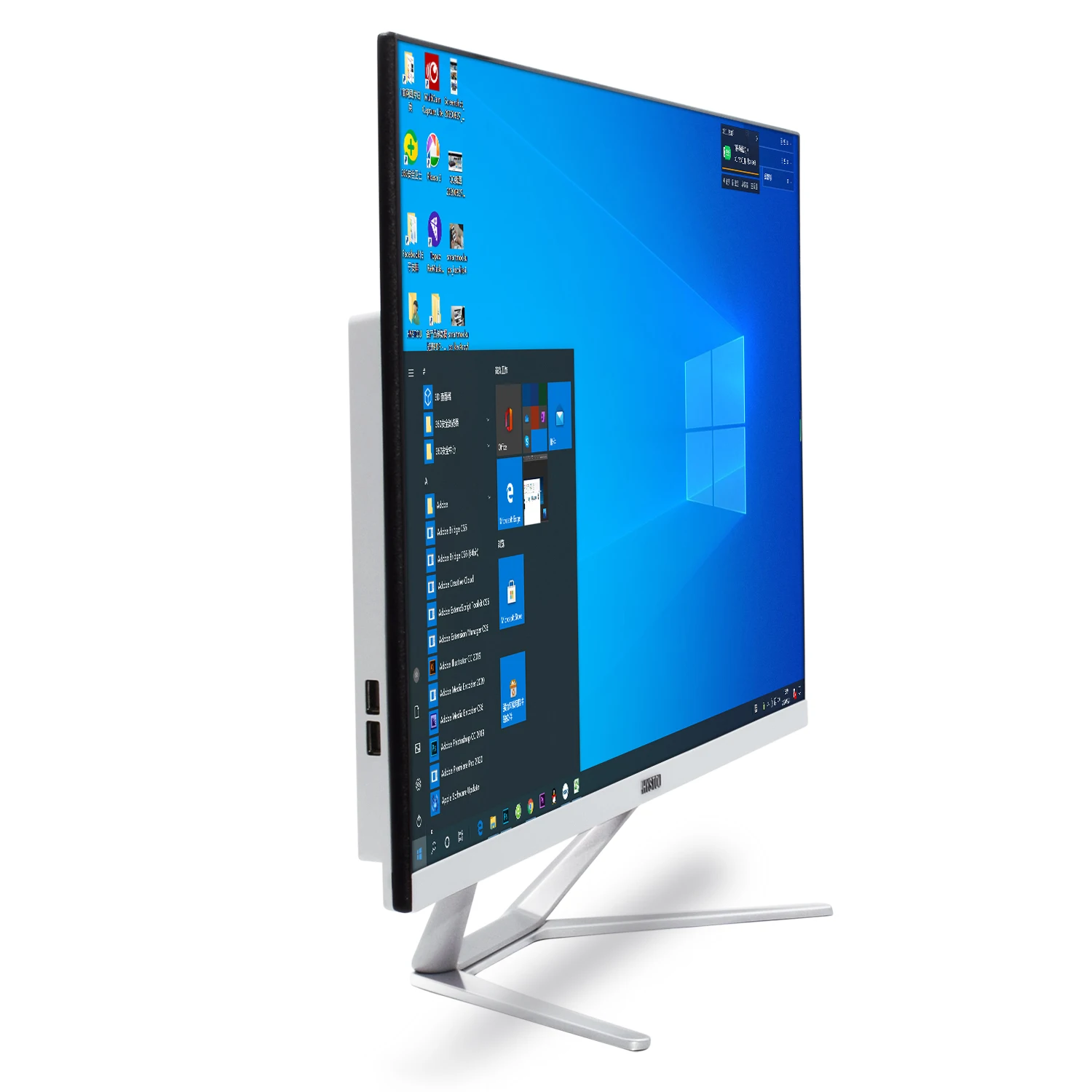 Mutil Displays Office All-in-One PC 27.2inch Gaming Computer i3 9100F i5 9400F i7 9700F GTX1050Ti Wireless Keyboard PCI-E Wifi