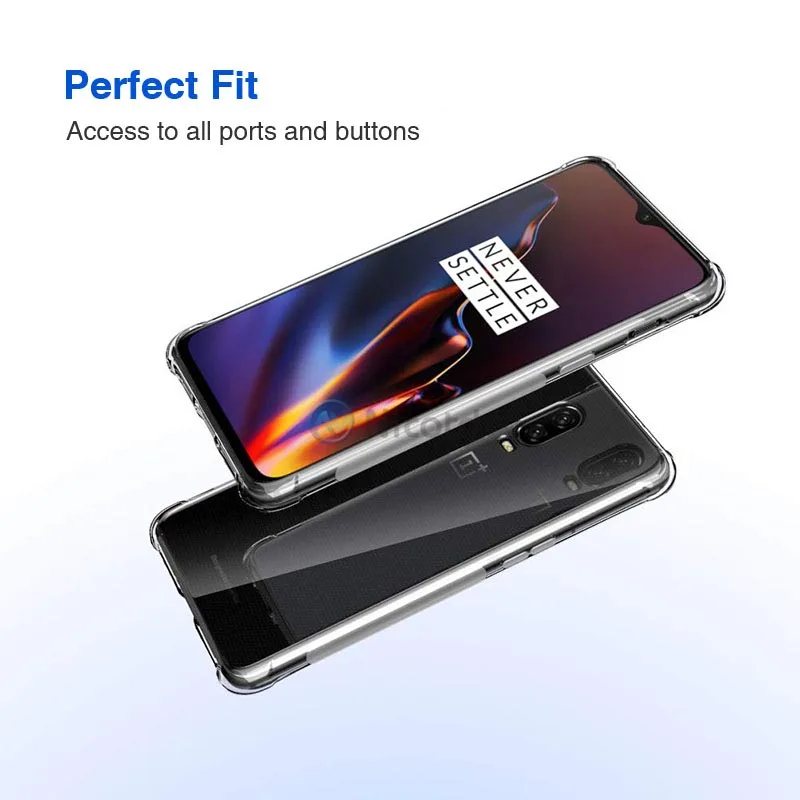 For Oneplus 5T 6T 7T Pro 7 3 3T 5 5T 6 8t 8 1+ Nord 100 10 5G Transparent Soft Phone Case