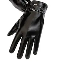 Зимние спортивные кожаные ветрозащитные перчатки с сенсорным экраном, уличные перчатки для катания на лыжах, зимние теплые спортивные перчатки