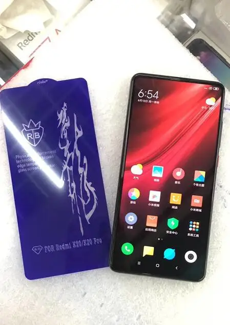 Bonaier 9H полный клей и полное покрытие для Xiaomi Mi 9 T Pro закаленное стекло защиты