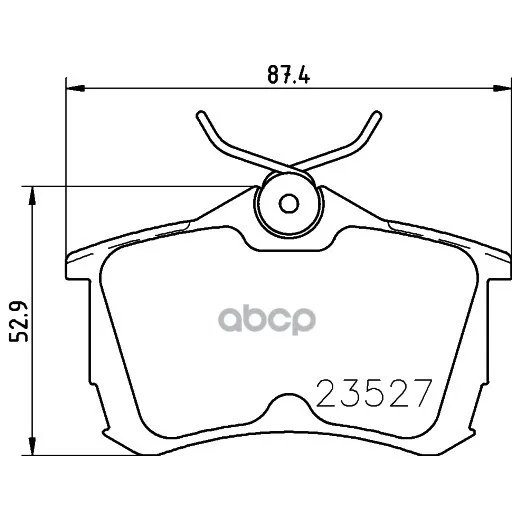 Колодки Тормозные Дисковые HELLA арт. 8DB355009511
