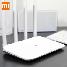 Xiaomi Mi WiFi 4 маршрутизатор 1167 Мбит/с смарт 4 антенны гигабитный Ethernet 2,4/5G двухдиапазонный беспроводной маршрутизатор