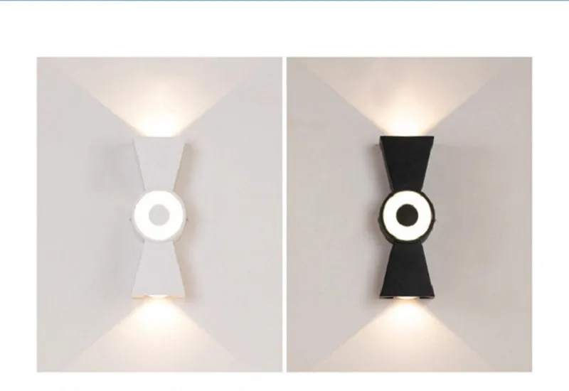 modern wall lights 6W/12W LED Wall Light Outdoor Waterproof IP65 Porch Garden Wall Lamp & Indoor Bedroom Bedside Decoration Lighting Lamp Aluminum wall lamps for bedroom