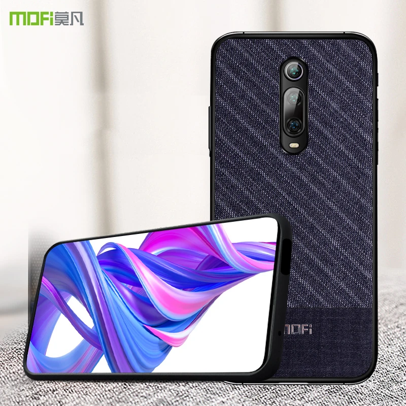 Для Xiaomi Redmi K20 Pro чехол Mofi для темный цвет джентльмен деловой стиль ручная работа