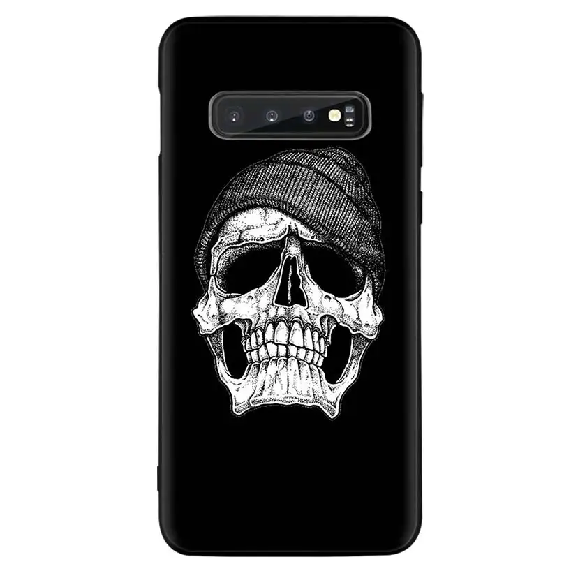 Горячий камень с прикольным череп черный чехол для samsung Galaxy A50S A10S A20S A10 A20E A30 A40 A50 A70 M40 M30S A80 чехол для телефона