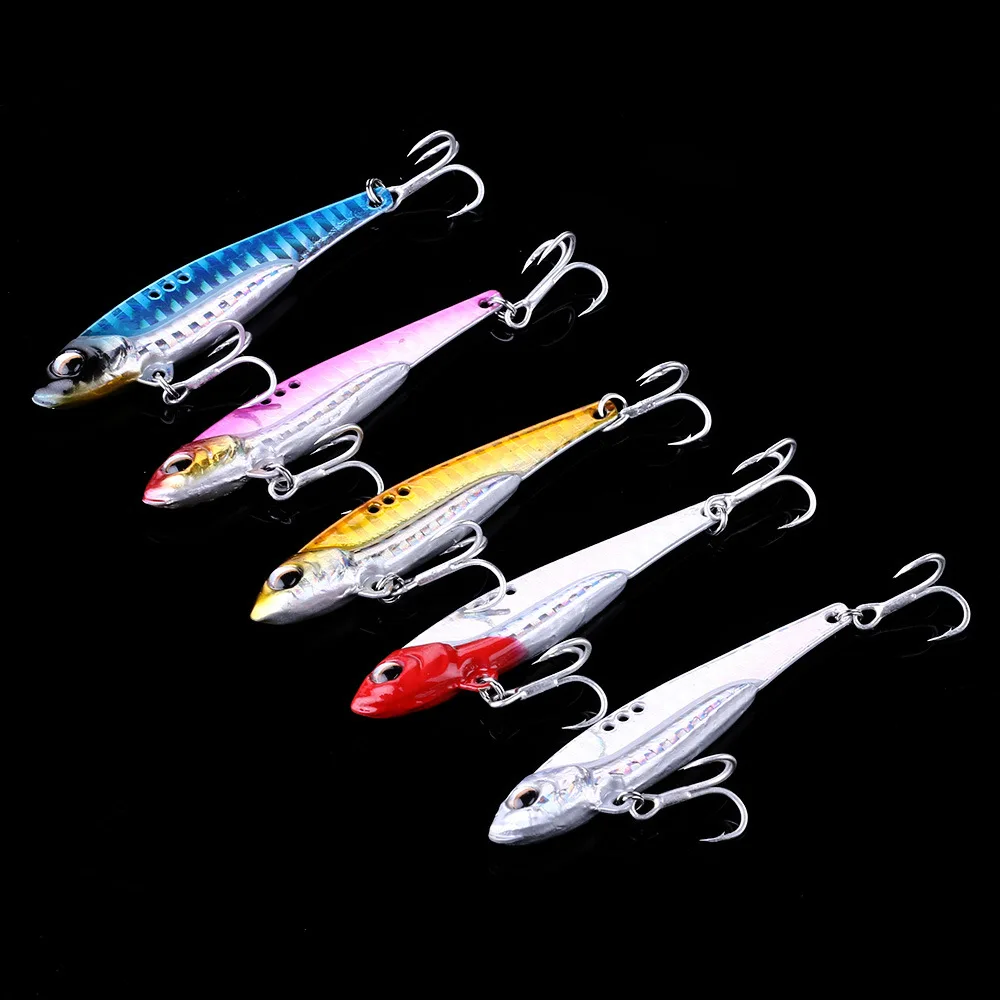 Señuelo De Pesca VIB Rose Metal - Cuchara Artificial 8g, 4.5cm | Pack 3 Unidades, Colores Vibrantes
