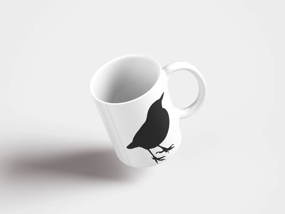 Blackbird mug