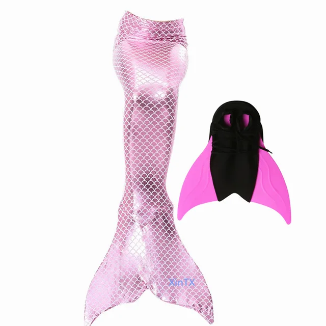 NEW!Adult Kids Mermaid Tails With Monofin Swimsuit for Girls Women Bikini Bathing Suit Costume Swimmable Swimsuit