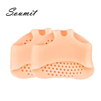 

Soumit Silicone Gel Forefoot Pads Front Half Yard Insoles for High Heel Shoes Cushion Pain Relief Foot Care Inserts Dropshipping