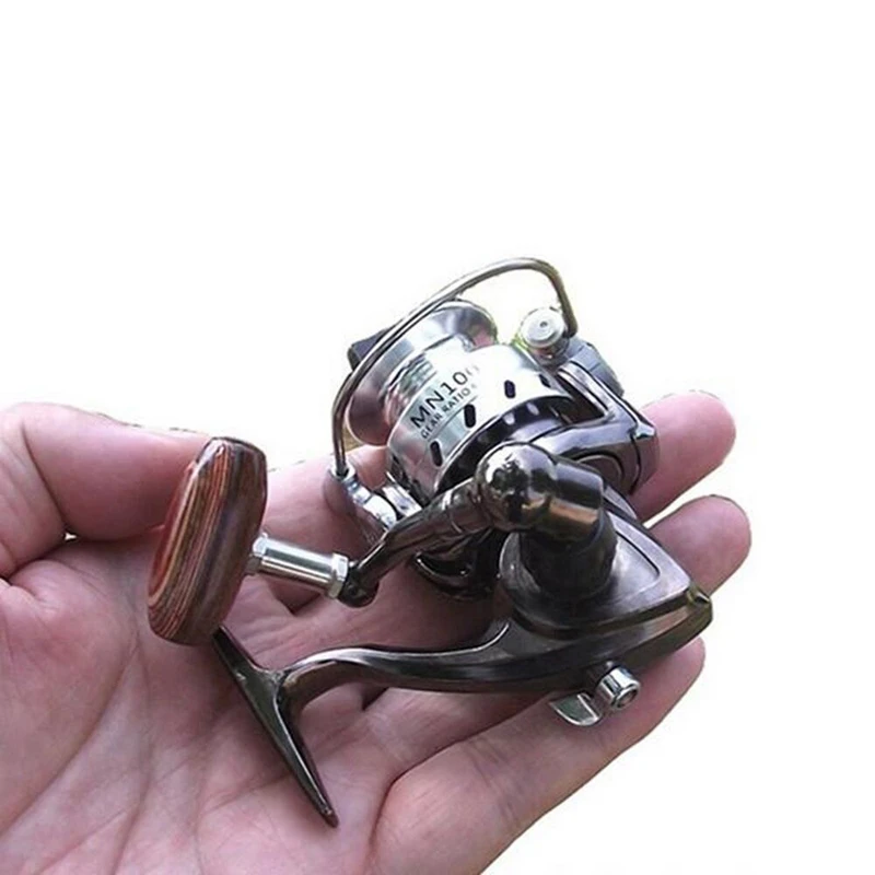 Carretel de Pesca Girando Roda Rolo Mini Micro Isca Ultra Pequeno Peixe Equipamento Pesca 4.3:1 Relação Engrenagem Acessórios 1pc 3 Esporte e Lazer