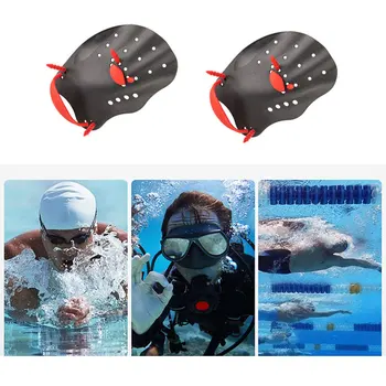 

Swimming Webbed Glove Adult Frog Flippers Finger Fin Diving Hand Wear Silicon Swimming Sports Paddle Training Fingerless Gloves