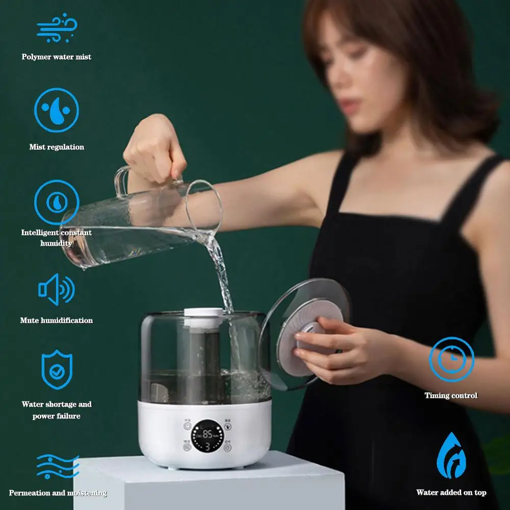 

3L Ultrasonic Essential Oil Diffuser Vaporizer Humidifier for Bedroom Baby Adjustable Mist Mode Remote Safety Auto Shut-Off