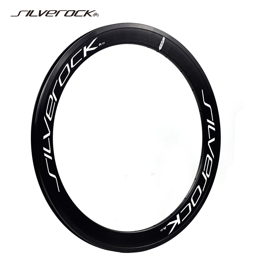 Silverock Sr42 Aero Rim 22 "451 406 24H 28H 16H Jump Per Minivelo Fnhon Pieghevole Bike V Pinza Freno A Disco Cerchi Seemless Welding
