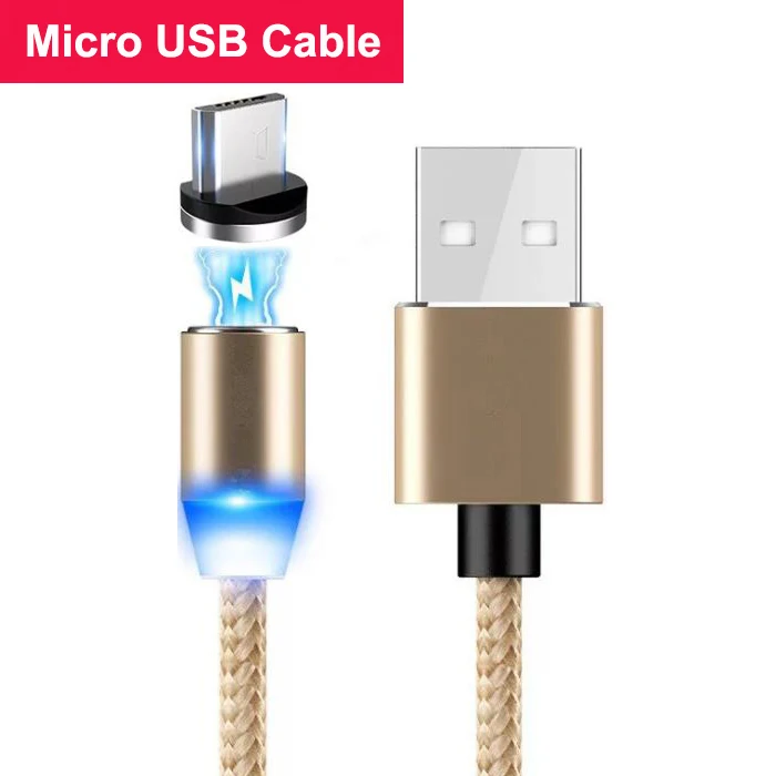 Universal Magnetic Fast Charging Cable - Type C & Micro USB