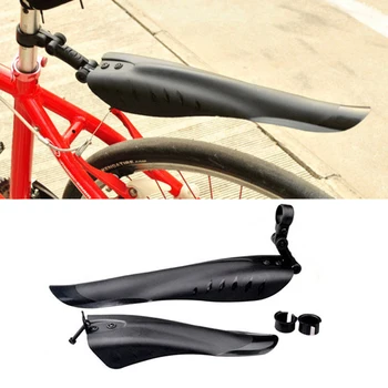 

2PCS Bicycle Mudguard Mountain Bike Front Rear bike fender rear mud guard plastic cycling saddle fender enduro parts