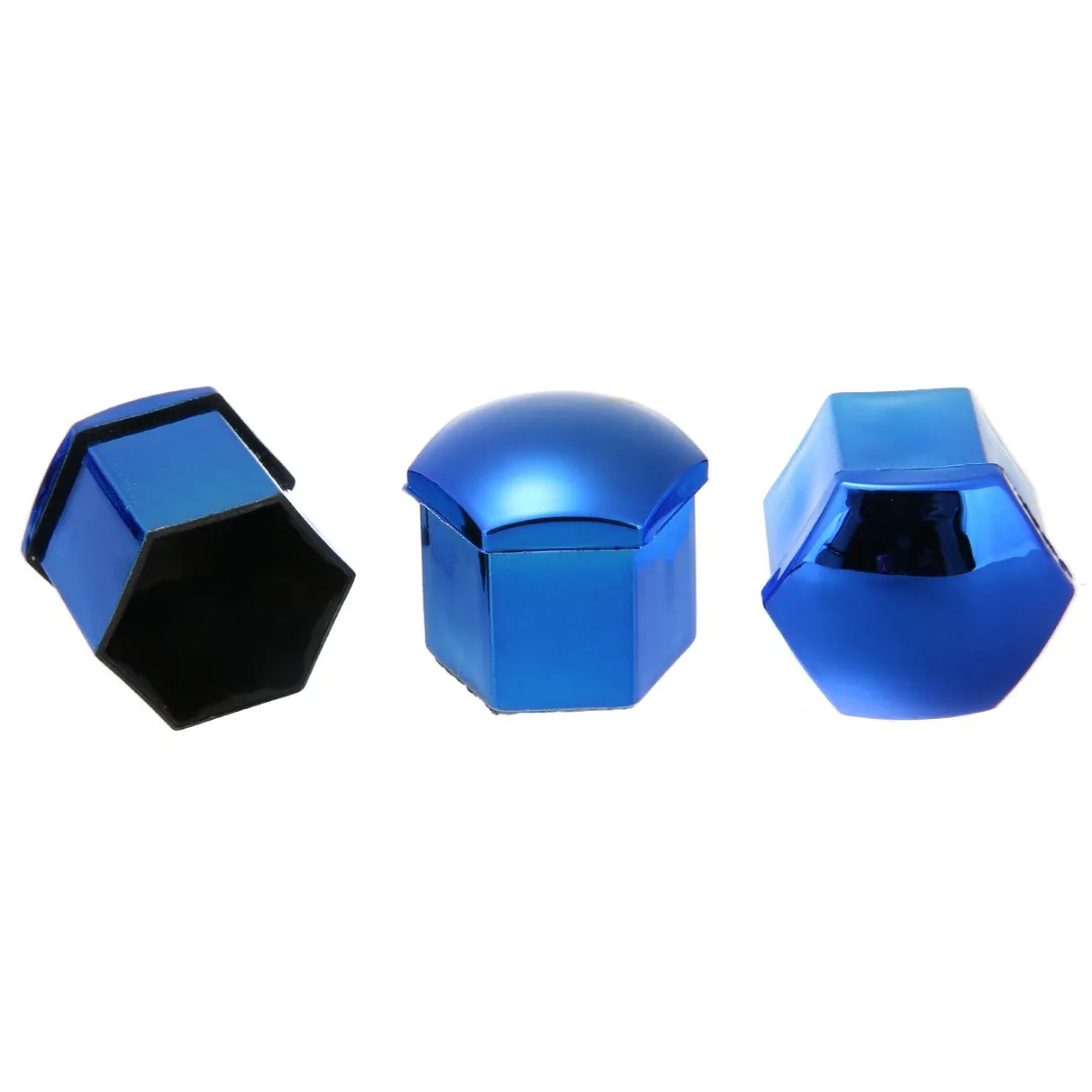 New Arrival 20pcs/set 17/19/21mm Universal Wheel Nut Bolt Cover Cap + Removal Tool 2 Colors