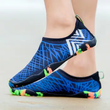 

Swimming Shoes Outdoor Water Sports Seaside Beach Aqua Surfing Quick Dry Footwear for Men Women Black Blue