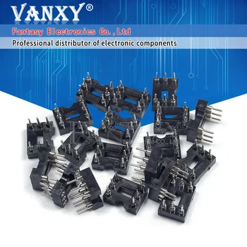 

20pcs DIP-6 Round Hole 6 Pins 2.54MM DIP DIP6 IC Sockets Adaptor Solder Type IC Connector