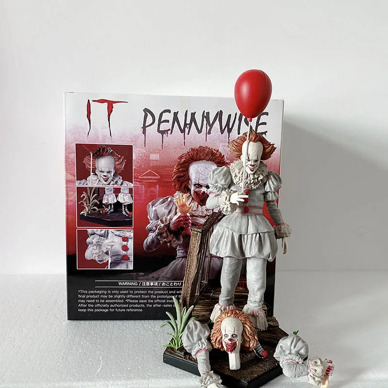 20 см 8 дюймов это Pennywise Джокер Стивен Кинг железная студия фигурка игрушка кукла ужас подарок на Хэллоуин Рождество