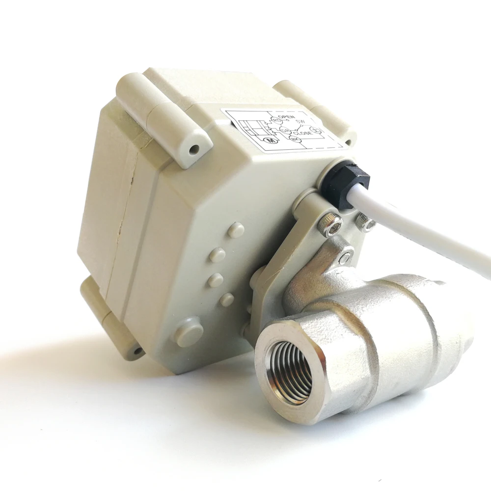 Цай вентилятор электрический шаровой кран 1/2 ''DC5V/12 V/24 V SS304 2/3/5 /7 провода