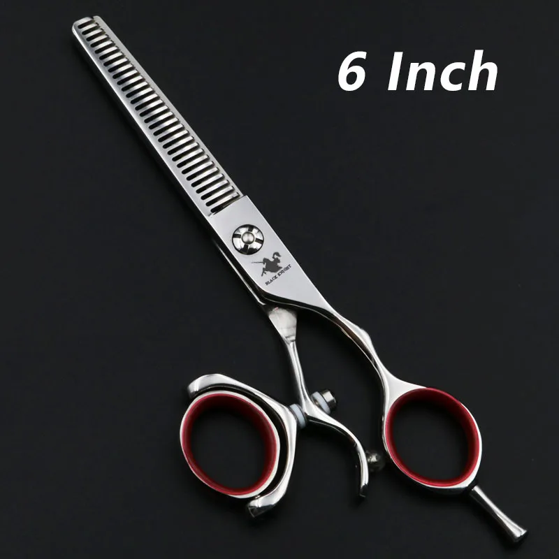 5.5/6 Inch Beauty Pet Scissors Dog Grooming Straight Cutting+Thinning Shears Kit for Animals Hair Scissors Japan440C - Цвет: 1 pcs