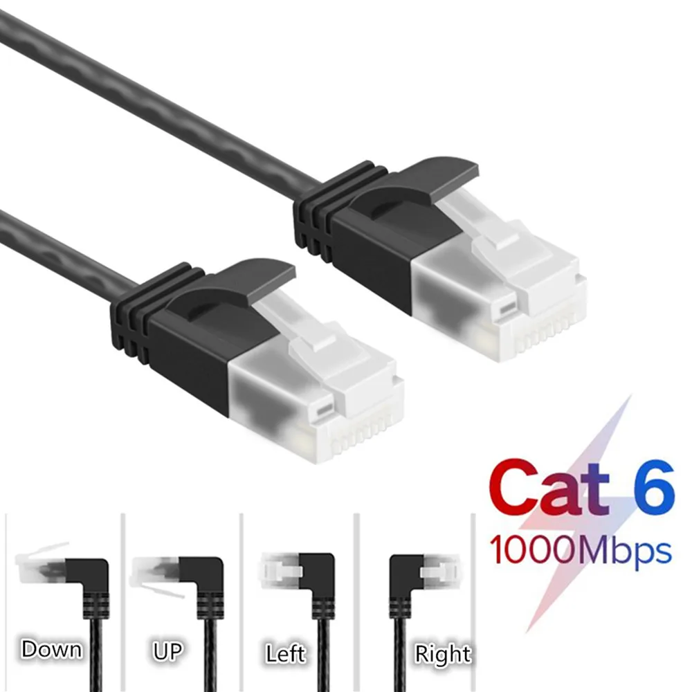 Кабель Ethernet Cat6 ультратонкий соединительный сетевой кабель/кабели LAN/0 25/1/2 м RJ45 для