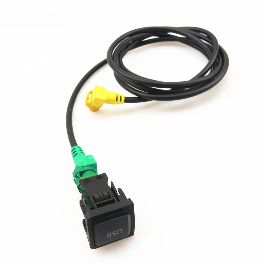 FHAWKEYEQ 1 комплект USB переключатель соединительный кабель адаптер для VW Golf MK6 Jetta MK5