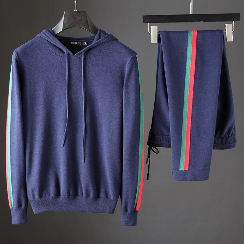 JSBD высококачественный Повседневный Спортивный комплект мужской тонкий