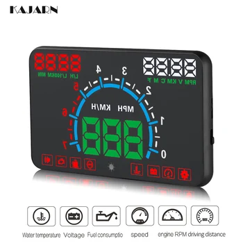 

Head up display OBD2 HUD car speed projector 5.8Inch Racing Car Parts OBD 2 Speed Lower Voltage Headup LED Car Electronics E350