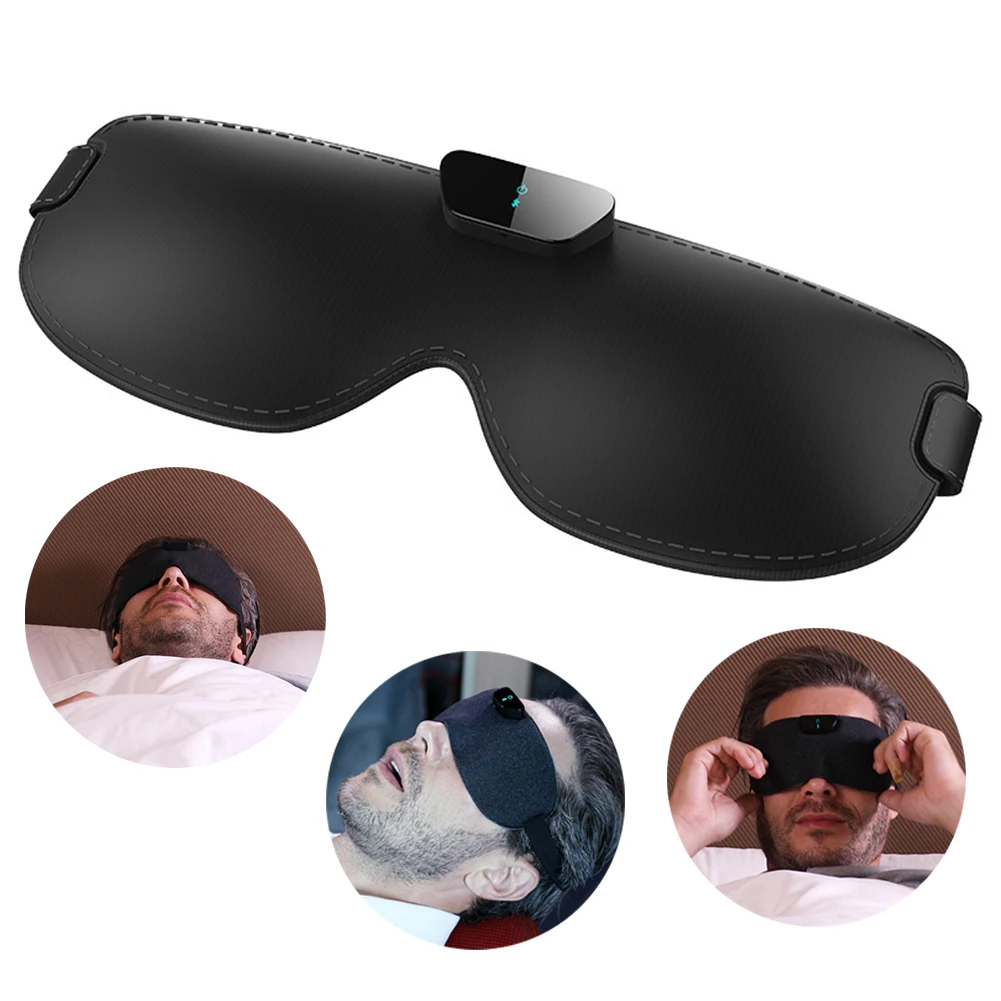 

Eye Mask Anti Snore Smart Sleeping Stopper Aid Shade Cover Rest Relax Blindfold Eyepatch APP Control Soft Sleep Mask