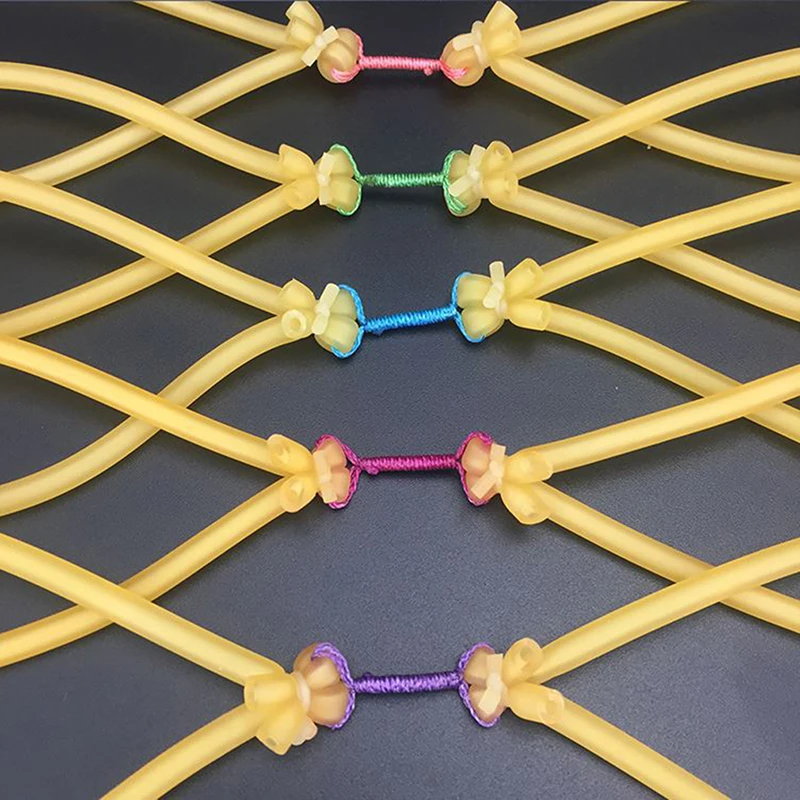 Slingshot Accessories 10Pcs Outdoor Elastic Rubber Band Fishing Slingshot Hunting Catapult Bow Replacement Fishing Harpoon