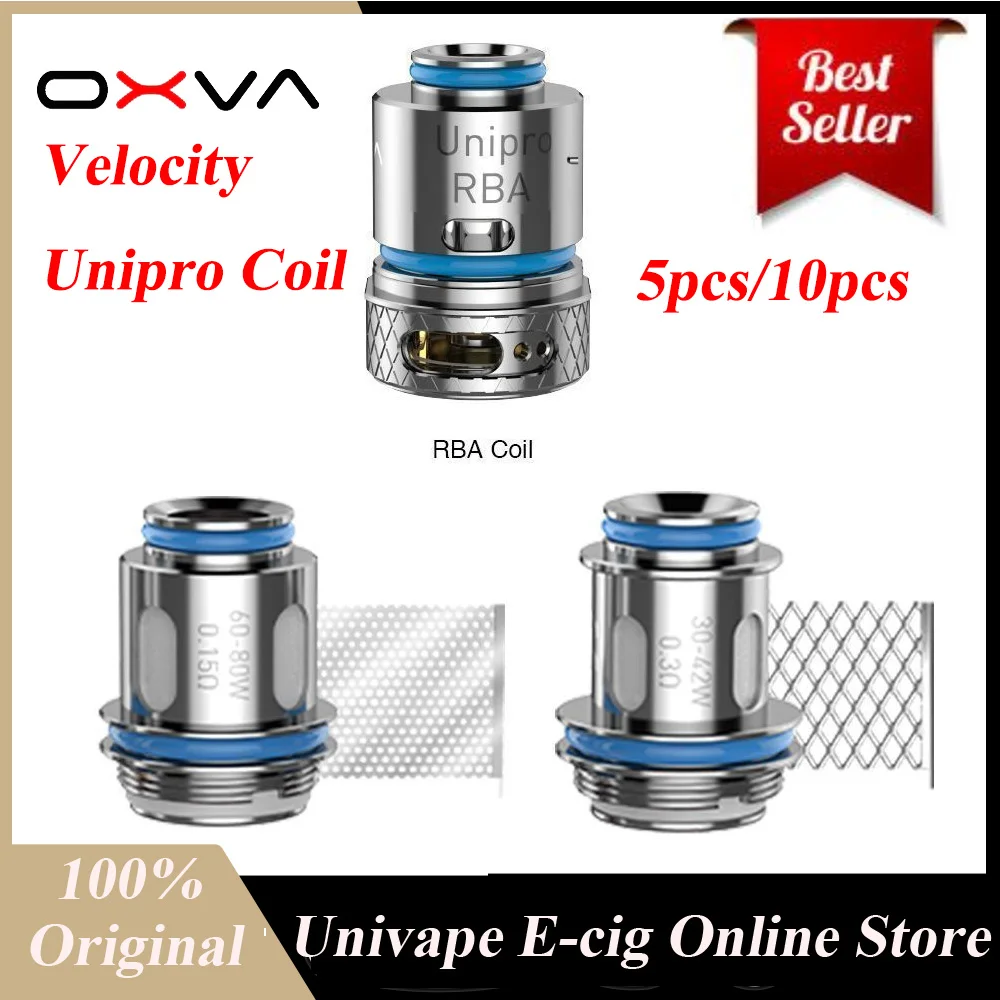Оригинальная сменная катушка OXVA Velocity Unipro 0 3 Ом/0 15 Ом сетчатая катушка/OXVA RBA для