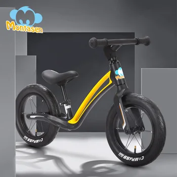

MONTASEN Kids' Bike Baby Balance Bike Improve Balance Cycle Walk Cycling Scooter No-Pedal Best Gift Children's Balance Bike 12in