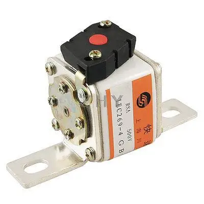 

500V 50A White Ceramic Insulator Short-circuit Overload Protection Fast Fuse