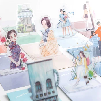 

1PC Cute Cartoon PVC Bookmarks Kawaii Stereoscopic Waterproof Book Folder For Kid Girls Gifts School Office Supplies Stationery