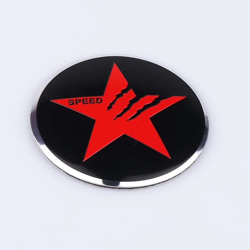 Audi Sticker Wheel Center Hub Cap Red Logo, Wheel Emblems, Stickers