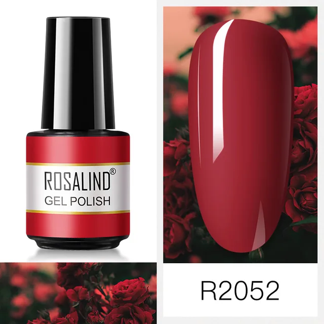 ROSALIND Nail Art 7ML Gel Polish 80 Color For Manicure Design UV Nail Polish Gel Lacquer Soak Off Semi Permanent Gel Nail Polish RAR2052