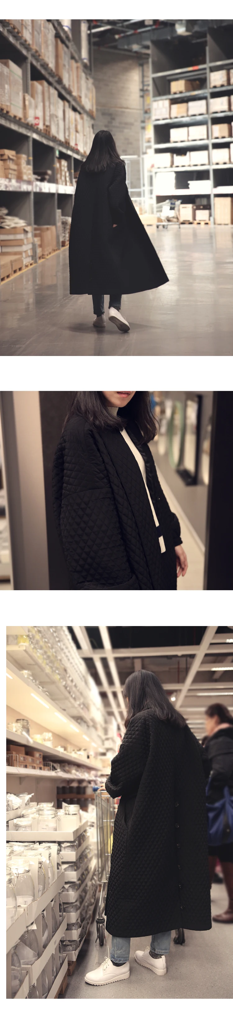 LANMREM 2020 European Highest Quality Jacket Autumn Women Large Size Long Loose Black Windbreaker Long Trench Coat WTH1201