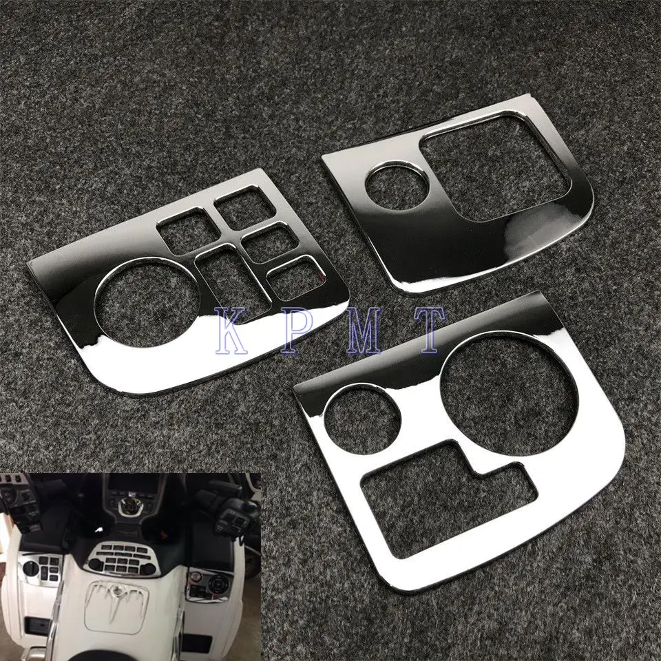 Декоративные Хромированные фитинги для Honda Goldwing GL1800 GL 1800 2001-2011 2002 2003 2004 2005 левая и