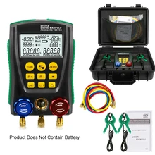 

DY517A Digital Pressure Gauge Set Refrigeration Vacuum Pressure Manifold Tester Meter HVAC Temperature Tester Kit Tool Testing