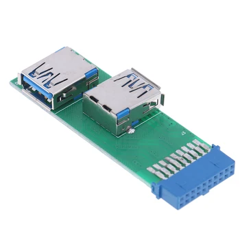 

Female Header Adapter 1Pc Internal Mainboard 2 Ports USB 3.0 Female to 20 Pin