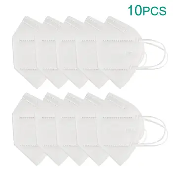 

10 PCS K95 NonWoven Masks Safety Antibacterial Face Masks Disposable Thickened Soft And Elastic Masks 95% Filtration Mouth Masks