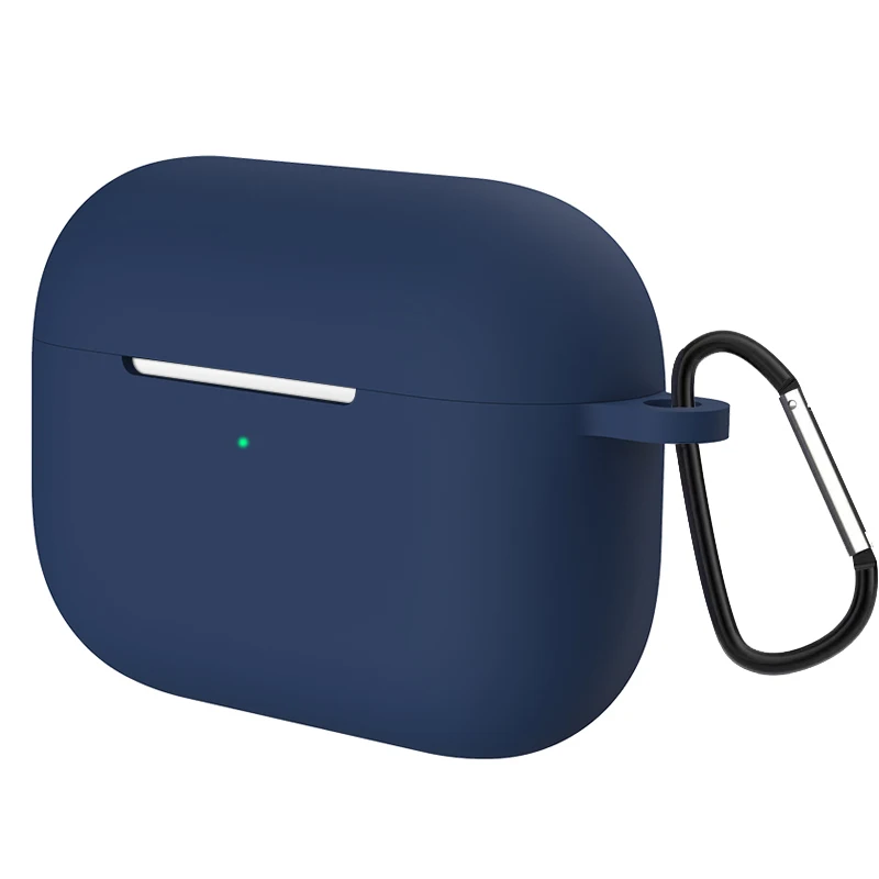 Великолепный чехол для Apple Air pods 3 Pro, мягкий силиконовый чехол для Apple Airpods Pro correa для Airpods Pro 3, противоударный чехол - Цвет: Dark blue
