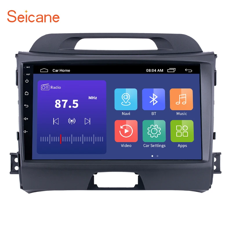 Seicane автомобиля радио для 2010 2011 2015 KIA Sportage Android 10 9 дюймов HD сенсорный экран GPS