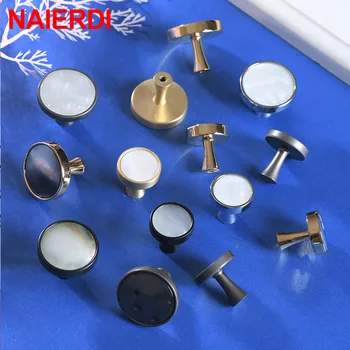 NAIERDI Nordic Gold Cabinet Knobs Zinc Alloy Hooks Bathroom Kitchen Hallway Clothes Wall Hangings Hooks Furniture Handles Knobs